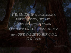 Cs lewis friendship quote