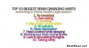TOP 10 BIGGEST BRAIN DAMAGING HABITS according to world health ...