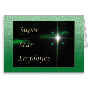 employee_recognition_super_star_employee_card ...