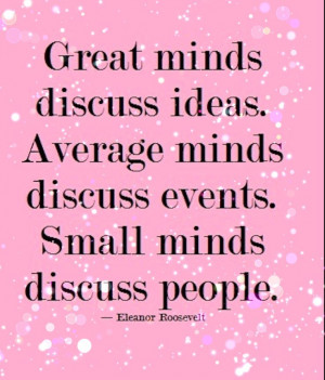 small minds