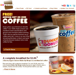 Dunkin Donuts Offers Free...