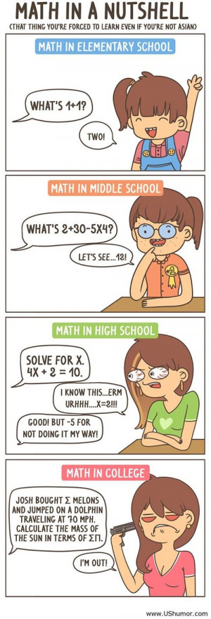 Girls and math US Humor - Funny pictures, Quotes, Pics, Photos, Images