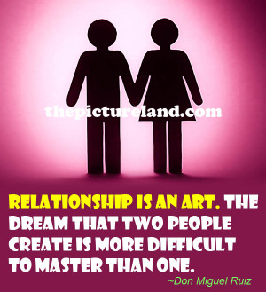 Image Sayings Quotes About Relationship Is An Art