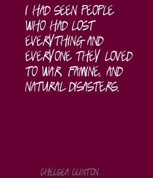 Natural Disaster Quotes