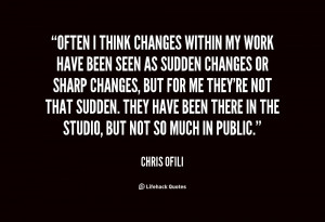 Chris Ofili Quotes