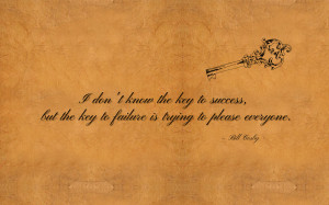 don't know the key to success... quote wallpaper