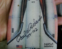 Signed by ASTRONAUT Paul W. Richard s, Guaranteed Authentic Signature ...