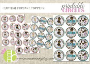 Just click the image to download these free cupcake toppers.