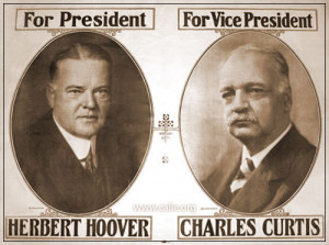 Charles Curtis And Herbert Hoover