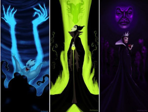 Ursula, Maleficent, the Evil Queen