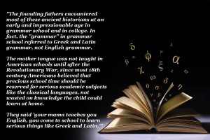 They knew how to read and write Greek.