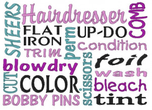 Hair Stylist Quotes And Sayings Hairdresser subway art