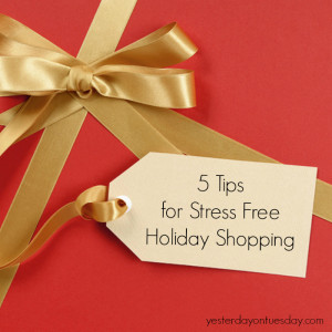 Tips for Stress Free Holiday Shopping}