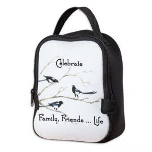 ... Friends Life Qu Bags & Totes > Celebrate Family Friends Life Quote