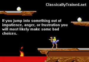 joust quote classically trained