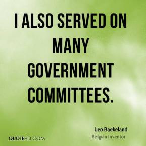 also served on many government committees.