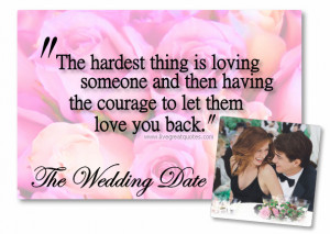Tag Archives: the wedding date quotes