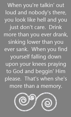 Garth Brooks - More Than A Memory - song lyrics, song quotes, songs ...