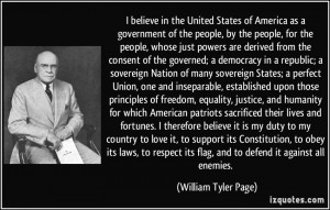 believe in the United States of America as a government of the ...