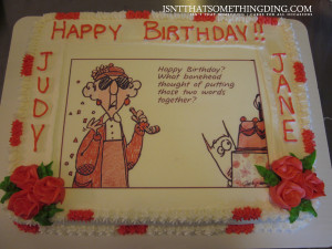 Maxine Birthday Cake