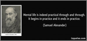 More Samuel Alexander Quotes