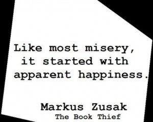 Like most misery, it started with apparent happiness.