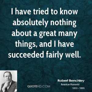 Robert Benchley Funny Quotes