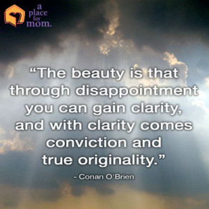 ... you can gain clarity and with clarity comes conviction and true
