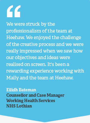 NHS Lothian - I'm a VR // Excerpt from Heehaw Digital on Vimeo .