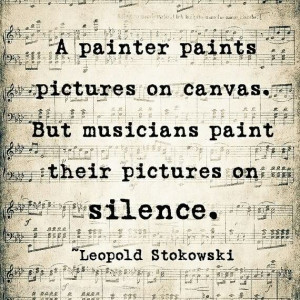 It's not the sound that makes the music... it's the silence in between
