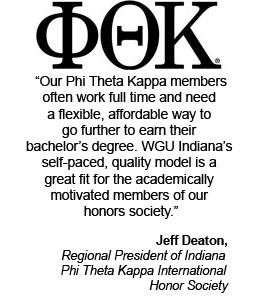 WGU Indiana Phi Theta Kappa Scholarship