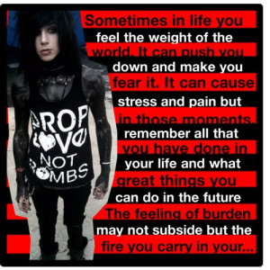 andy sixx quotes about life