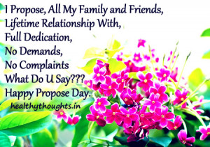... No Demands-No Complaints-What Do U Say-Happy Propose Day-valentines