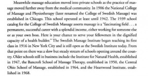 The College of Swedish Massage