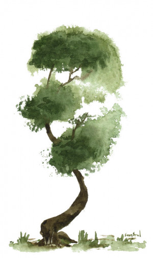 Little Zen Tree Painting