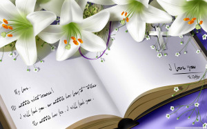 Love Quotes Book Wallpaper - Download Wallpaper