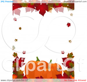 download this Clipart Autumn Border Colorful Leaves Around Copyspace ...