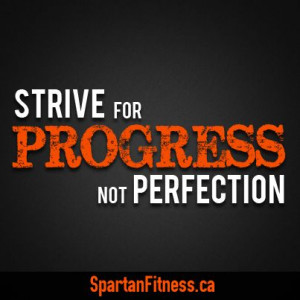 Strive for progress not perfection. #fitness #motivation