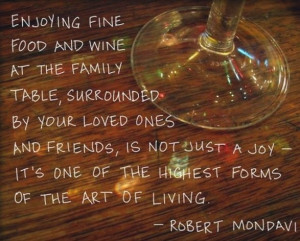 Good company, good food, & good wine ;-)