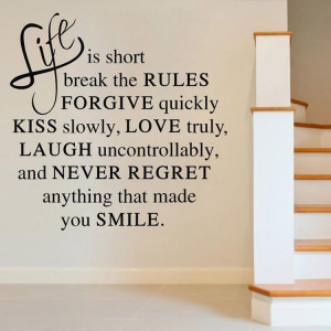 Wall Sticker Inspirational Quotes Living Room Bedroom Quotes Decor