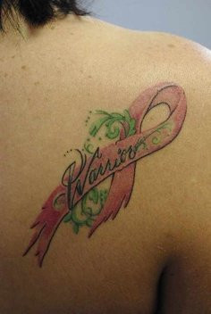 breast cancer ribbon tattoo clip art – Google Search