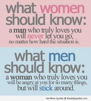 Men And Women Quotes