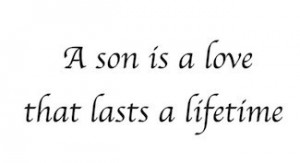 Son-Is-A-Love-That-Lasts-A-Lifetime-Wall-Decal-Vinyl-Art-Sticker-Quote ...