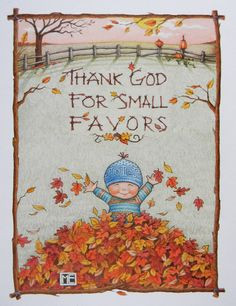 Thank God for small favors