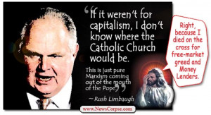 Pope Limbaugh sets the record straight on Catholic Theology after Pope ...