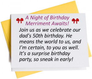 Search Results for: quotes for 50th birthday invitations