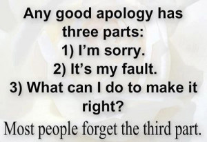Apologize Quotes To a Lover
