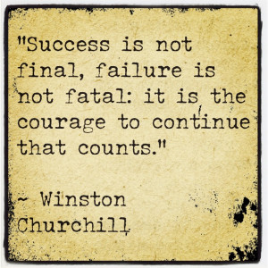 Winston Churchill Quotes Success Is Not Final