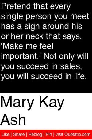 ... you succeed in sales, you will succeed in life. #quotations #quotes