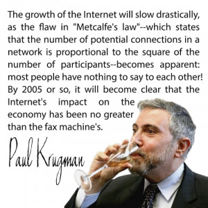 Tech People Are Passing Around This Paul Krugman Quote On The Internet ...